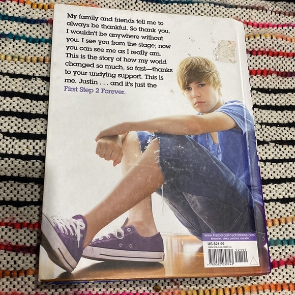 Official Justin Bieber Book, First  Step To Forever: my Story - Picture 2 of 8